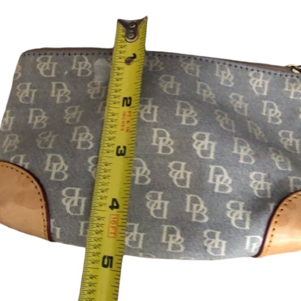 Dooney & Bourke blue Denim zip top make up bag - Picture 5 of 14